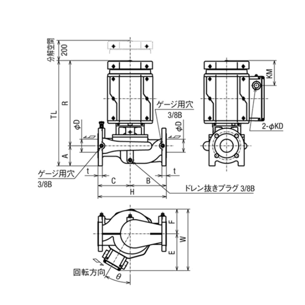 HITACHI-IES日立電動(dòng)泵JDS 50X40B-E52.2